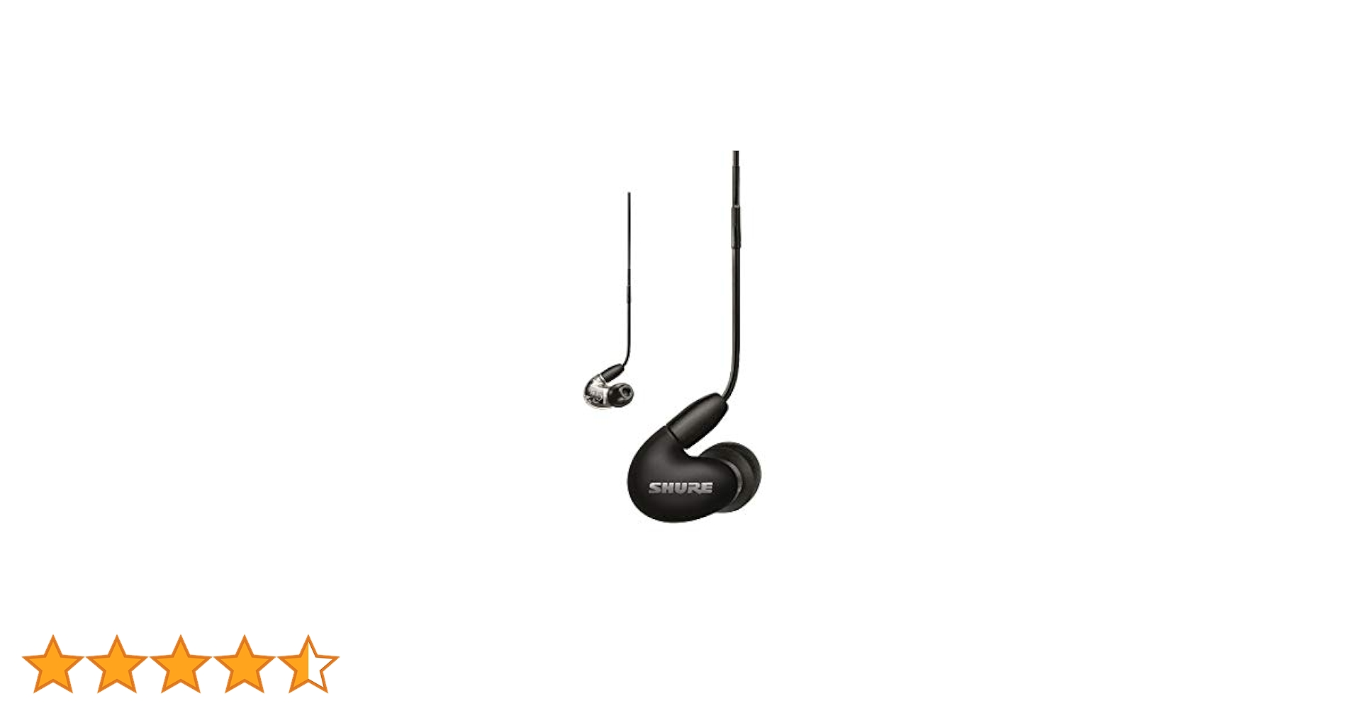 SHURE AONIC5 ブラック 有線イヤホン Amazon.co.jp: SHURE シュア AONIC 5 高遮音性イヤホン